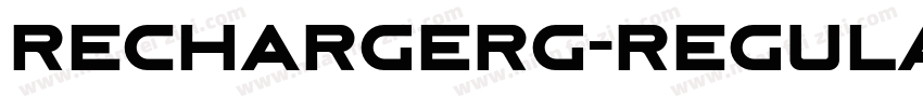 RechargeRg-Regular R字体转换